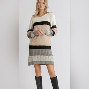New nwt gorgeous textured sweater dress sz S M L Umgee